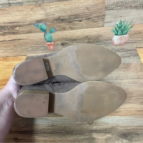 Jeffrey Campbell taggart perforated ankle boots split sides grey women’s 6.5 - Picture 7 of 9